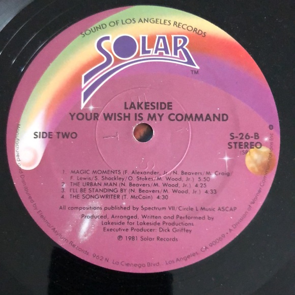 Lakeside Your Wish Is My Command Vinyl Lp '81 - Picture 7 of 10
